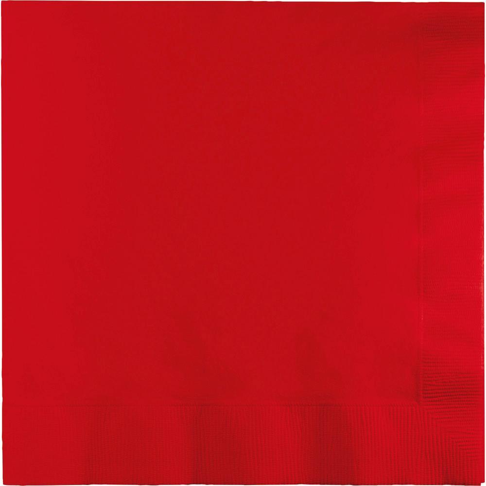 Servilleta Grande Color Rojo - 50 pzas.