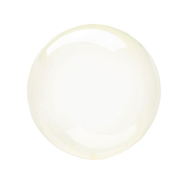 Burbuja Sencilla Cristal Clear Amarilla - 1 pza.