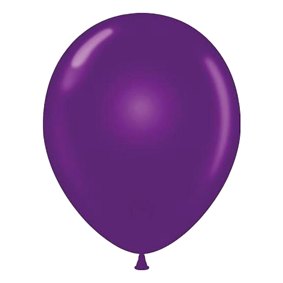 Globos Latex 11" Plum Purple- 1 pzas Globos Tuftex Balloons 