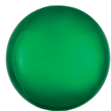 Globo Metalico Orbz Verde - 1 pza