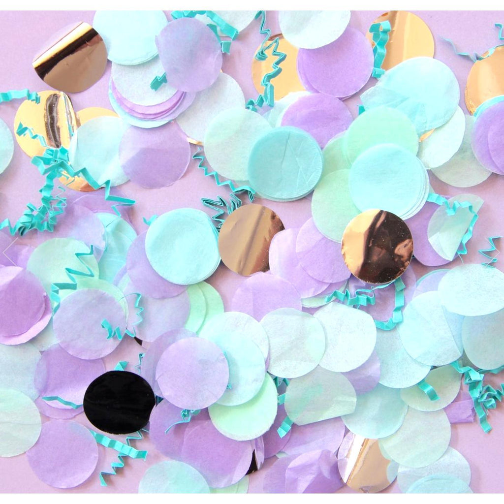 24 Petits confettis de table ronds verts 1.2 cm - Vegaooparty