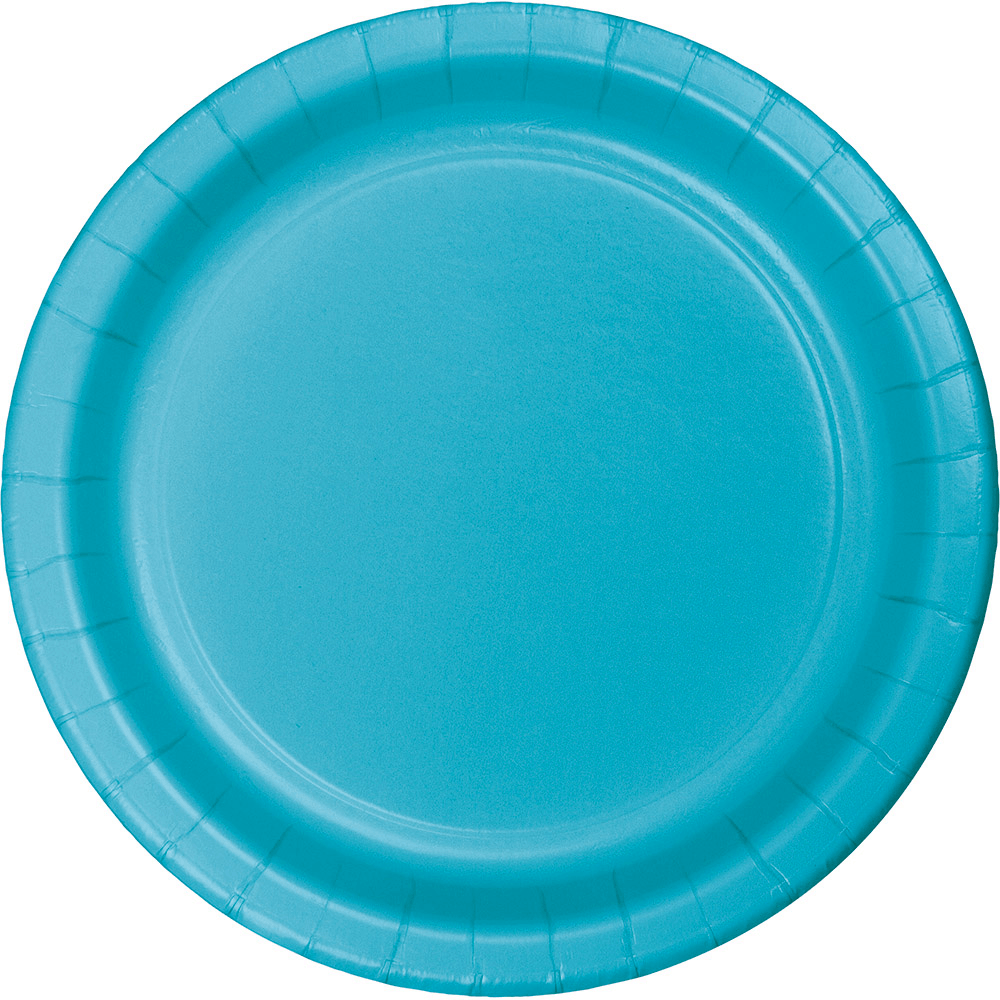 Plato Grande Color Azul Bermuda - 24 pzas.