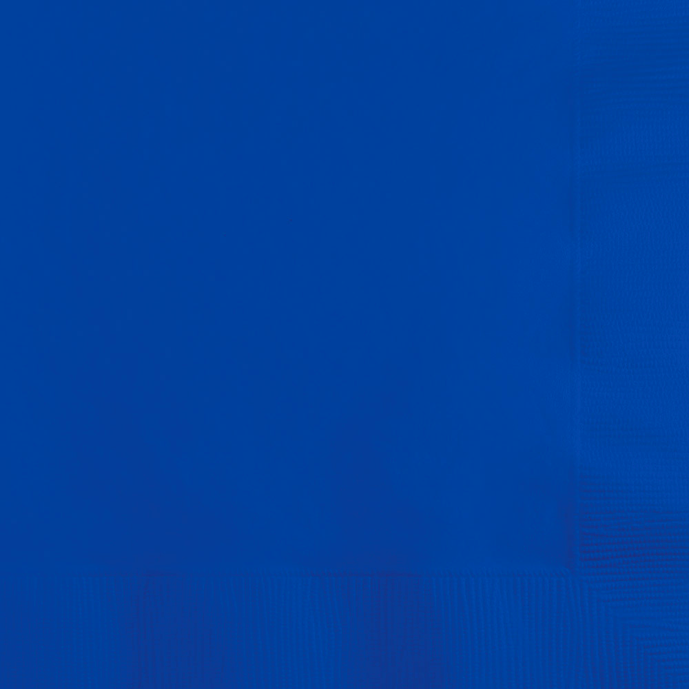 Servilleta Grande Color Azul Cobalto - 50 pzas.