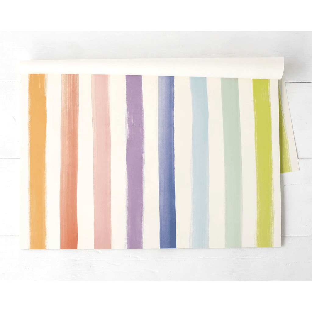 Mantel Rectangular Rayas Color Pastel - 30 pzas.