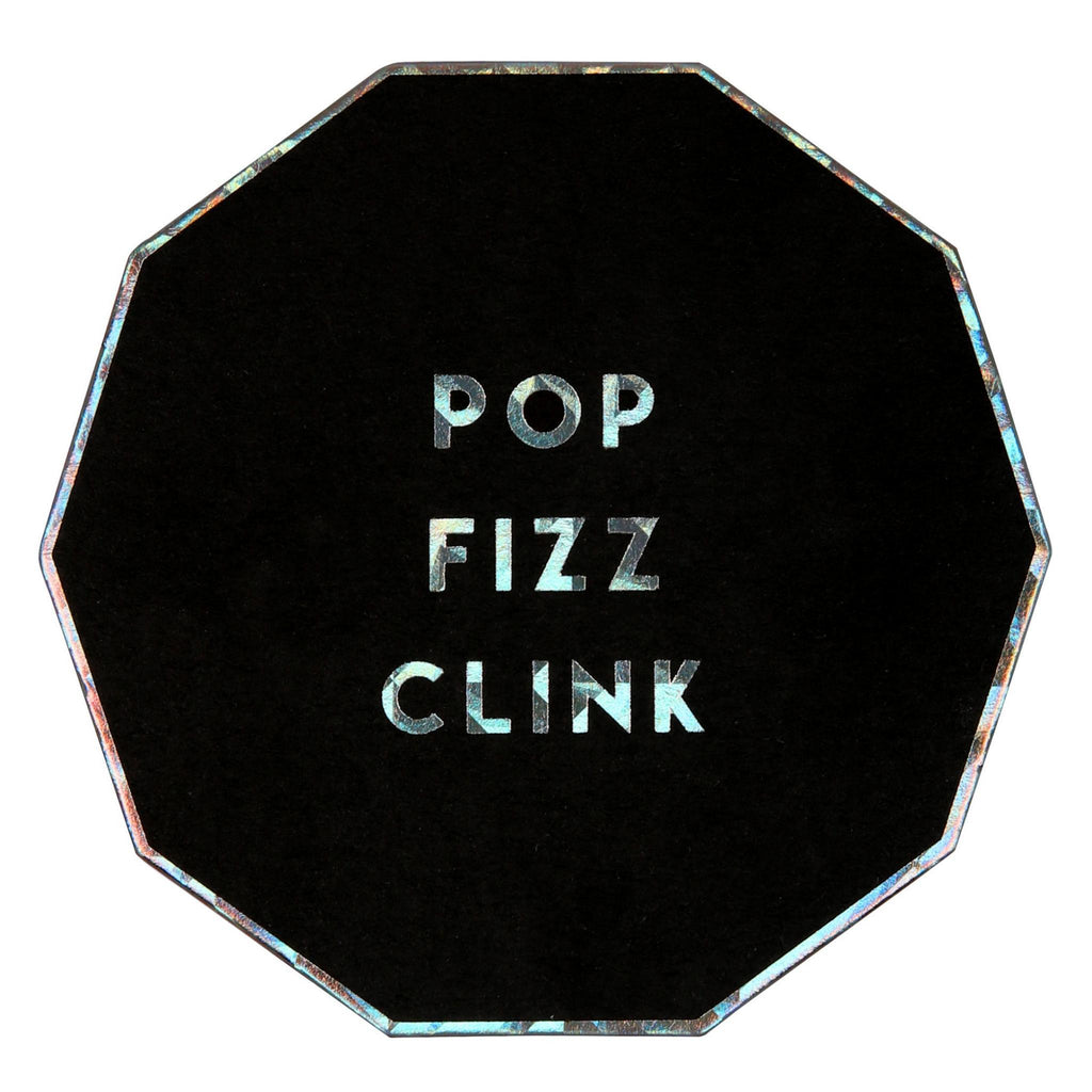 Portavasos Holográficos Pop Fizz Clink - 24 pzas.