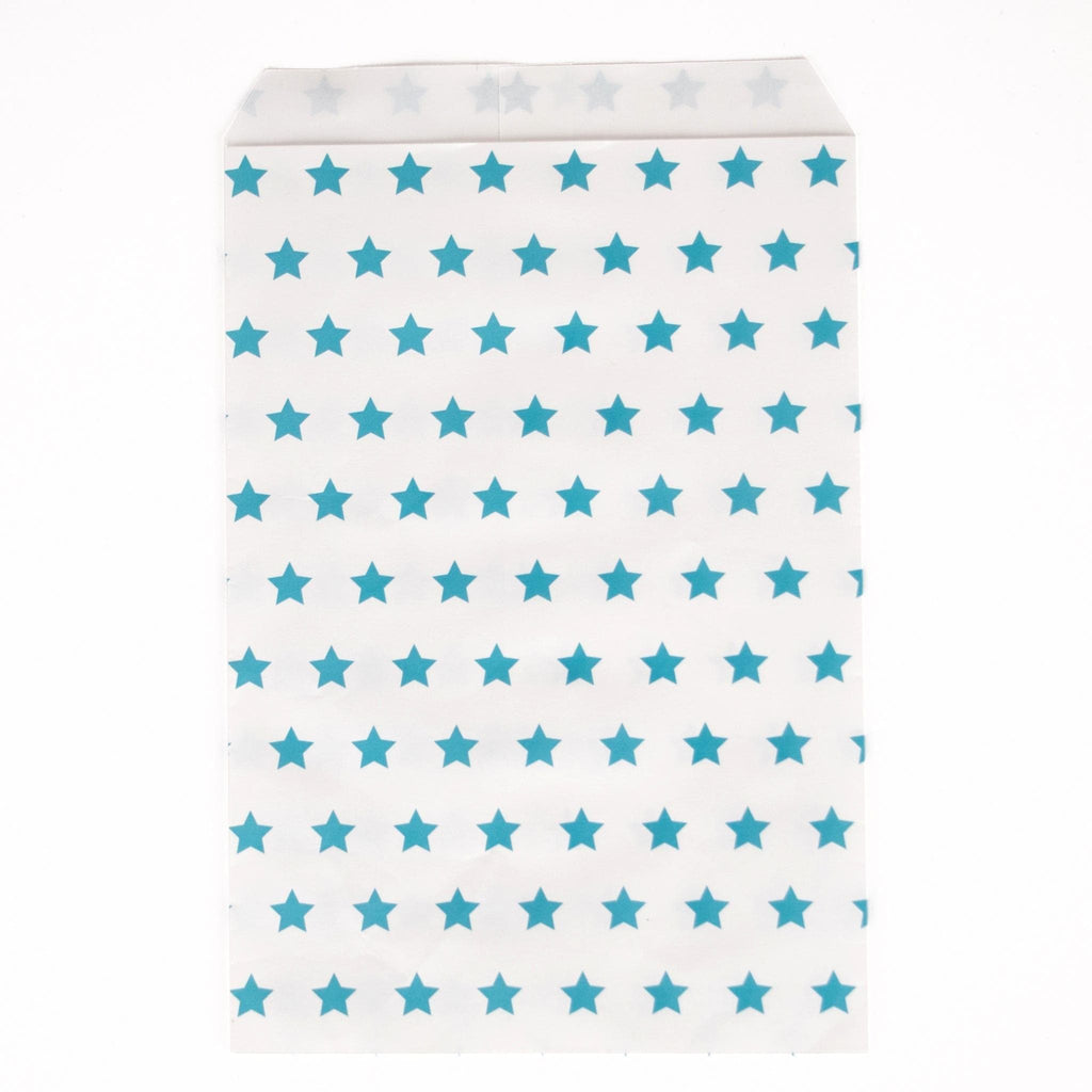 Bolsas de Papel Estrellas Azules - 10 pzas.