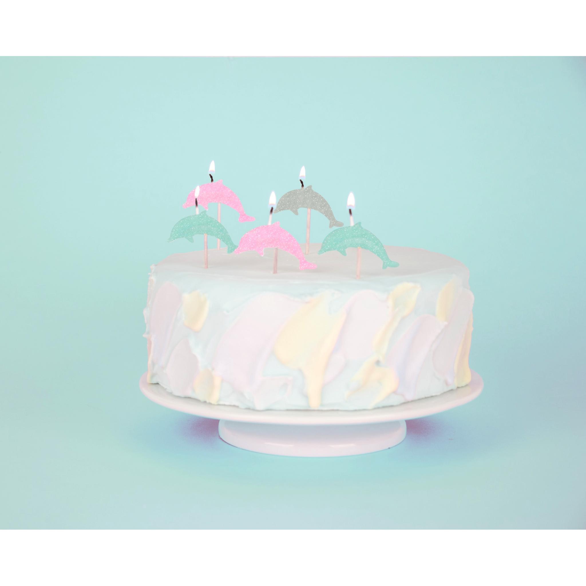 Decora tu Pastel: Velas para pastel de Delfínes - Party Art