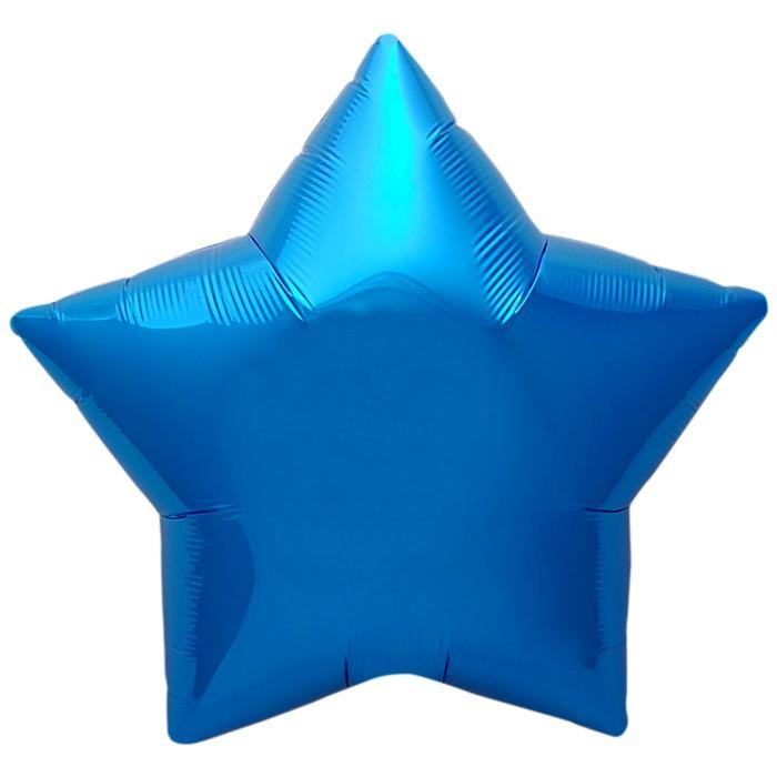 Globo Metálico Estrella Azul - 1 pza Globos Northstar 23 cms 