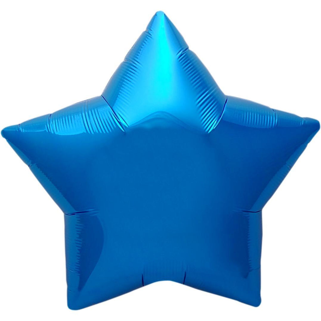 Globo Metálico Estrella Azul - 1 pza Globos Northstar 56 cms 