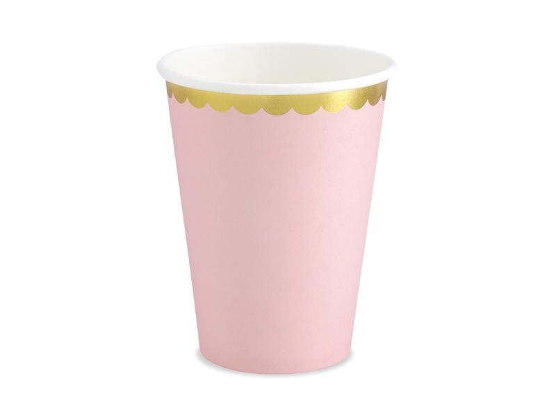 Cups, light pink, 220ml (1 pkt / 6 pc.).