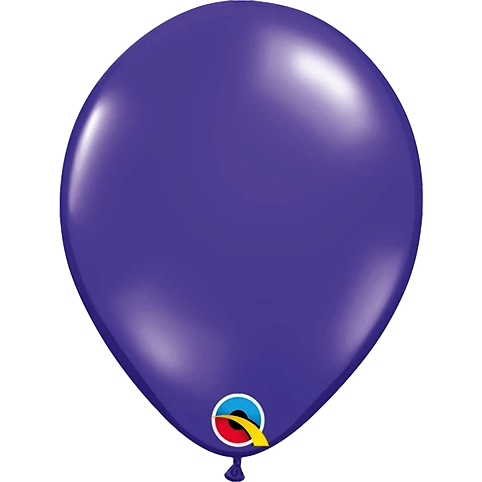 Globo Latex 5" Púrpura Cuarzo - 1 pza Globos Qualatex 