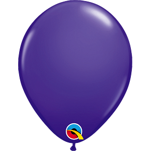 Globo Latex 11" Purpura Violeta- 1 pza Globos Qualatex 