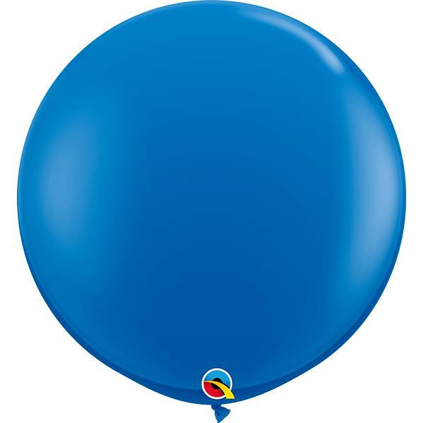 Paquete de 4 globos grandes de látex verde azulado de 36 pulgadas, globos  redondos gigantes de color verde azulado, globos grandes para fiestas de