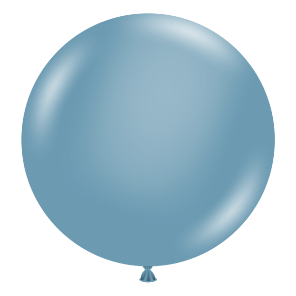 Copia de Globo Latex 24" Blue Slate- 1 Pza Globos Tuftex Balloons 