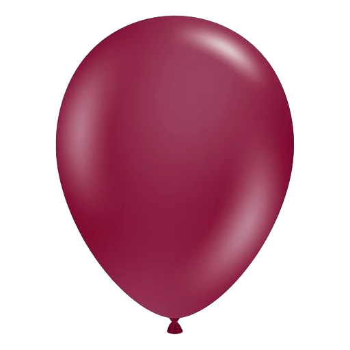 Globo Látex 11" Sangría - 1 pza Globos Tuftex Balloons 