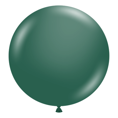 Globo Latex 17" Evergreen - 1 pzas Globos Tuftex Balloons 