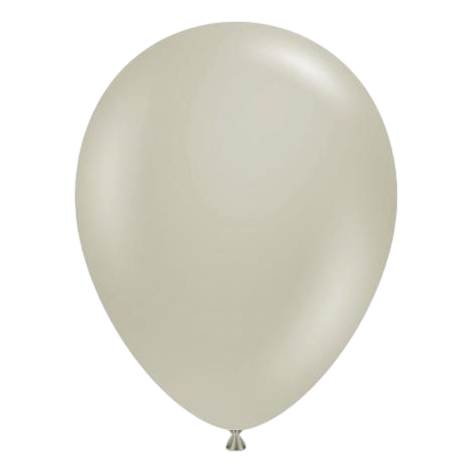 Globo Látex Stone 11"- 1 pza Globos Tuftex Balloons 
