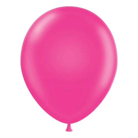 Globos Latex 11" Hot Pitk - 1 pzas Globos Tuftex Balloons 