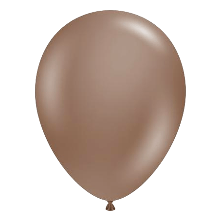 Globos Latex del 11"Cocoa - 1 pzas Globos Tuftex Balloons 